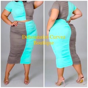Half & Half Skirt Set